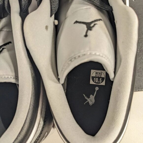 Nike Air Jordan 1 Low SHADOW Light Smoke Grey Toe 553558-039 Men's Size 10.5 - Picture 8 of 12